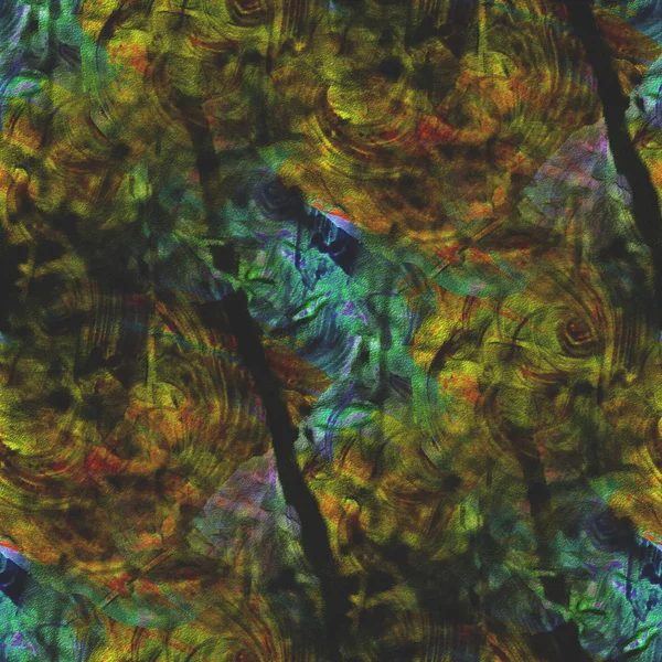 背景水彩画アート ブルー グリーンのシームレスなテクスチャ抽象 b — ストック写真