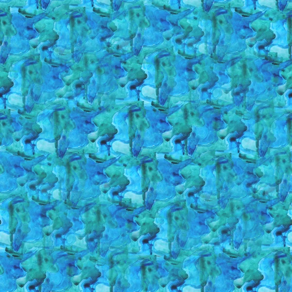 Textura grunge azul, fondo sin costuras acuarela, vintage han — Foto de Stock