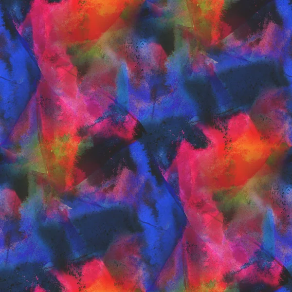 Künstler blau rot Aquarell Hintergrund, nahtlos — Stockfoto