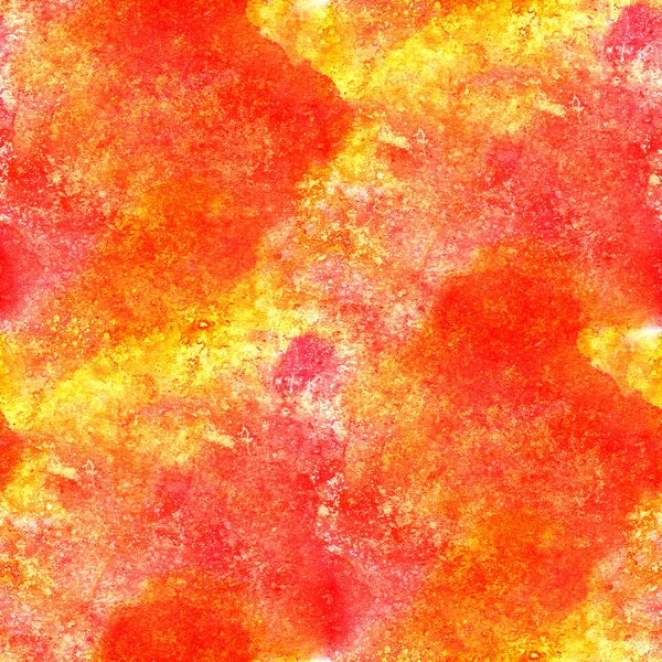 Artist watercolor background yellow, red art and seamless paint — Stock Photo, Image