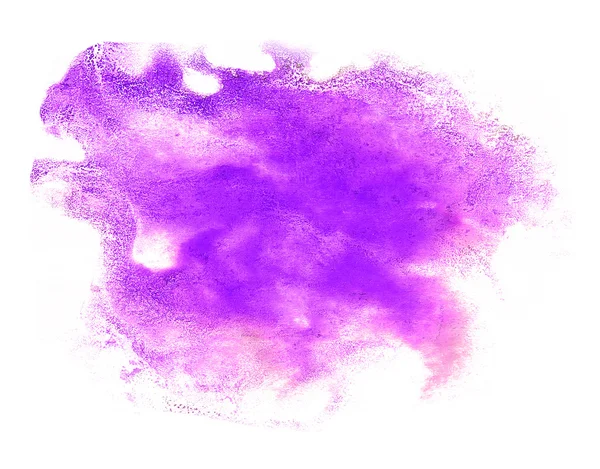 Astratto viola colpo inchiostro acquerello pennello acqua colore spruzzata p — Foto Stock