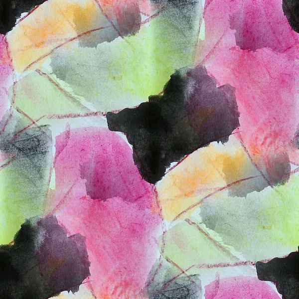 Måla färgstarka lila, rött, grönt mönster vatten konsistens abstrakt — Stockfoto