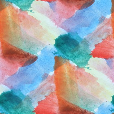 Turuncu, mavi renkli desen su doku renk boya