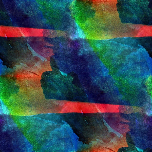Patrón colorido textura del agua pintura abstracta color rojo, azul, g — Foto de Stock