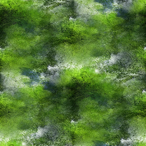 Pittura colorato modello acqua texture verde astratto colore cucitura — Foto Stock