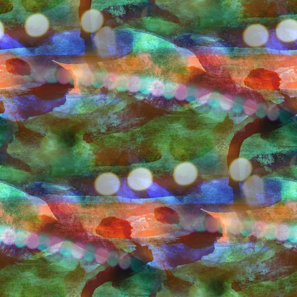 Padrão colorido verde, roxo, laranja textura de água abstr pintura — Fotografia de Stock