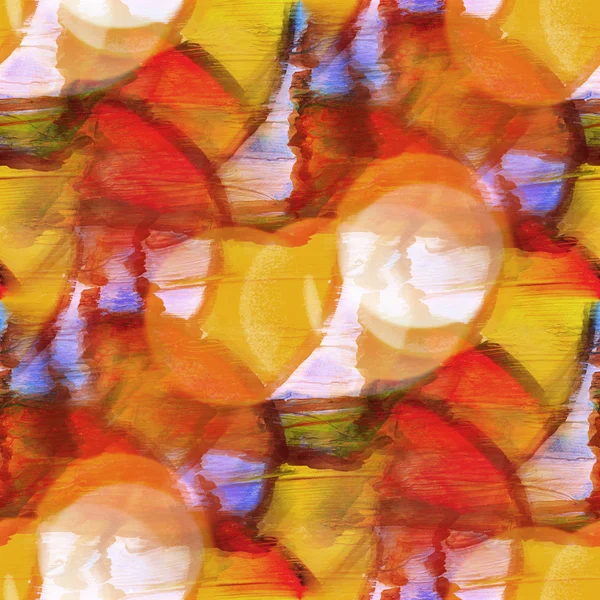 Bokeh barevný vzor hnědá, červená voda textury malování abstraktní s — Stock fotografie