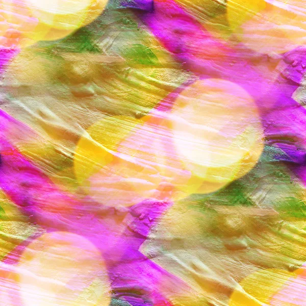Bokeh colorful purple, yellow pattern water texture paint abstra — Stock Photo, Image