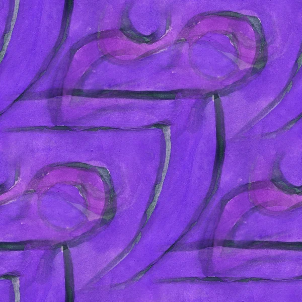 アメリカ古代飾り紫米国カラフルなパターンのワットを描画 — ストック写真