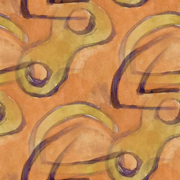 Amerikas forntida brun, lila prydnad ritning usa färgglada patt — Stockfoto
