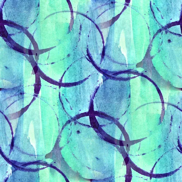Grunge ornamento antigo desenho azul, verde EUA padrão colorido — Fotografia de Stock