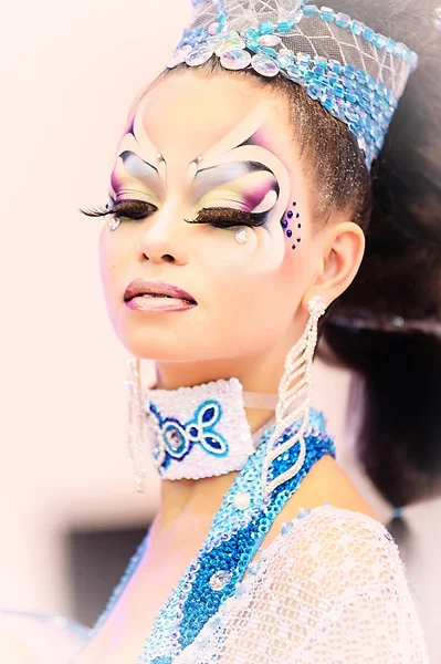 Yaratıcı makyaj gösteri güzellik Festivali — Stok fotoğraf