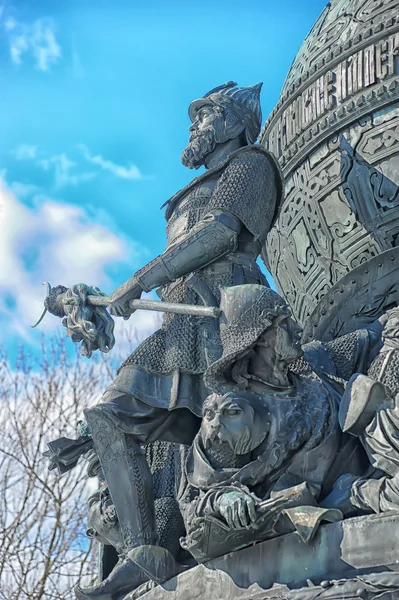 Monumento de bronze — Fotografia de Stock