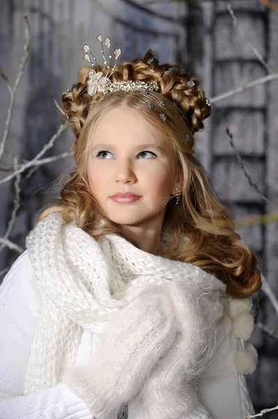 Vinter princess — Stockfoto