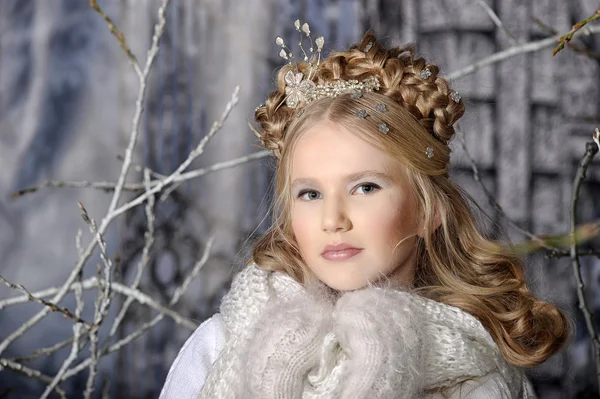 Vinter princess — Stockfoto