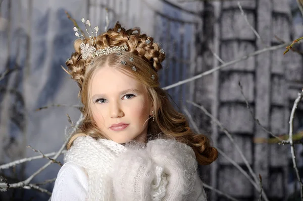 Vinter princess — Stockfoto