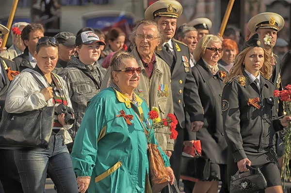 Győzelem-parade 2012 — Stock Fotó