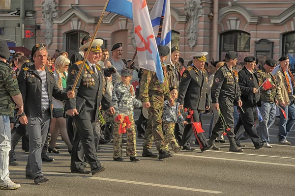 Győzelem-parade 2012 — Stock Fotó