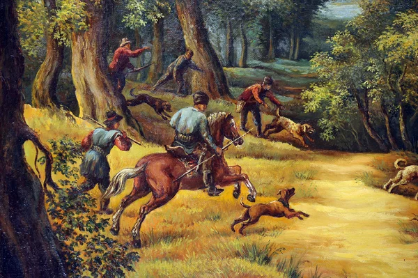 Picture of a hunting scene — Stock Photo, Image