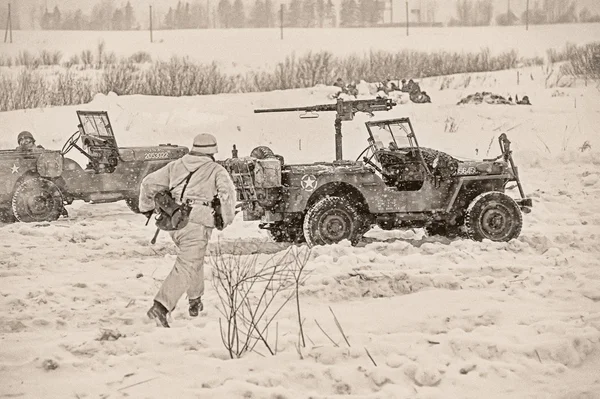 Återuppbyggnaden av andra världskriget — Stockfoto