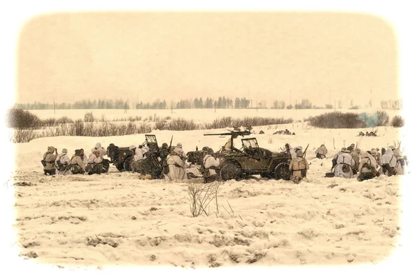 제2 차 세계 대전 의회 복 — 스톡 사진