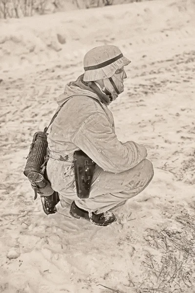 İkinci Dünya Savaşı 'nın yeniden inşası — Stok fotoğraf