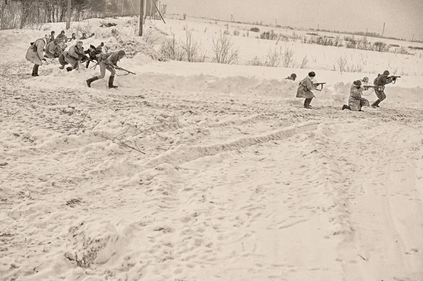 İkinci Dünya Savaşı 'nın yeniden inşası — Stok fotoğraf