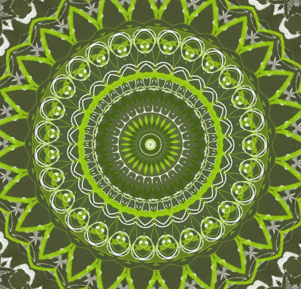 녹색 원형 패턴 — 스톡 사진