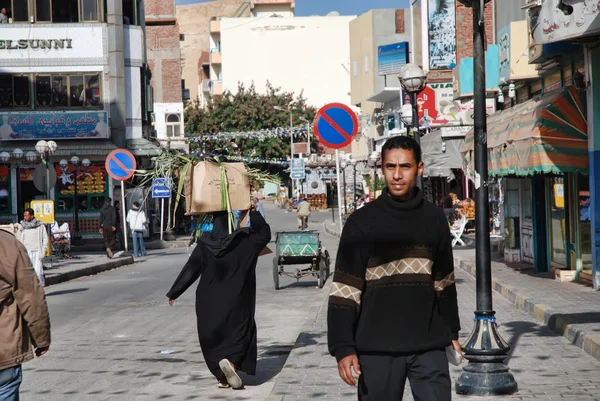 En las calles de Hurghada, Egipto — Foto de Stock