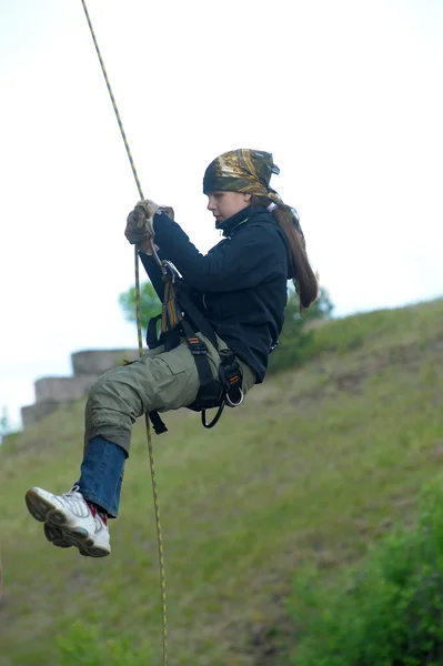 Kletterer beim Training — Stockfoto