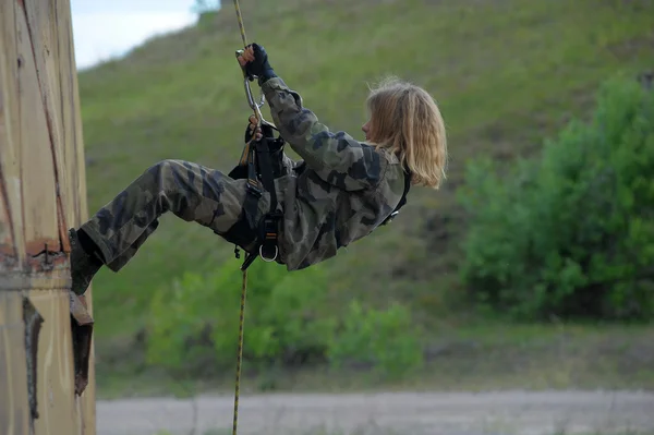 Climber during training — Stock Photo, Image