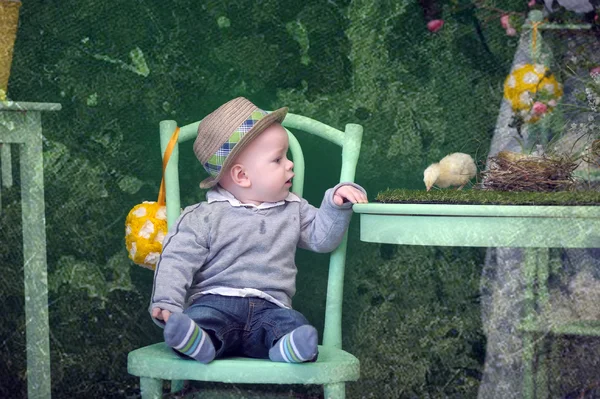 Ritratto di un adorabile bambino carino — Foto Stock