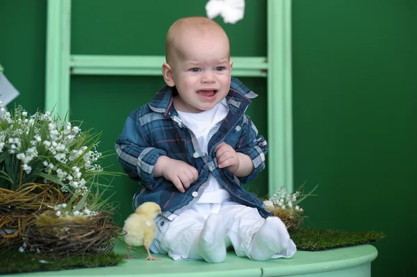 Portret van een schattig schattige baby — Stockfoto