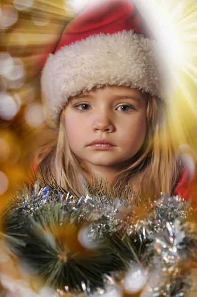 Ragazza in abito di un Anno nuovo — Foto Stock