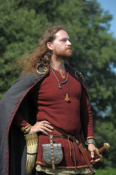 Retrato de un vikingo — Foto de Stock