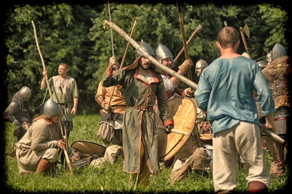 La bataille avec les lances — Photo