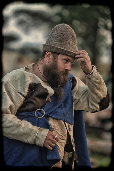 Les gens dans la reconstruction des événements historiques — Photo