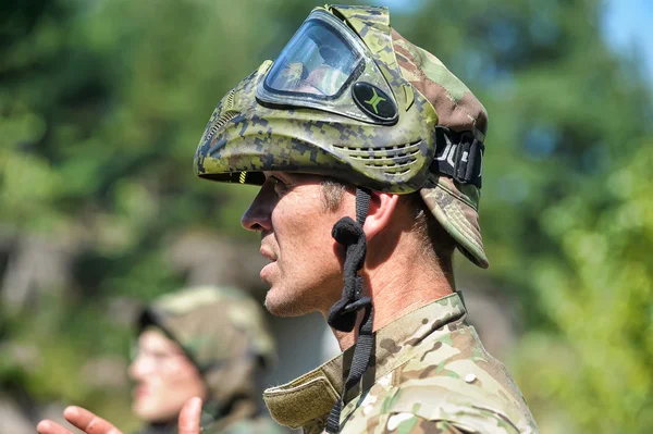 Paintball player — Stock Photo, Image