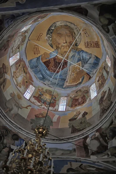 Frescos no mosteiro — Fotografia de Stock