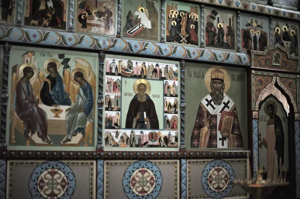 Frescos no mosteiro — Fotografia de Stock