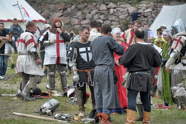 Festiwal Kultury średniowiecza "w Wyborgu grzmot" — Zdjęcie stockowe