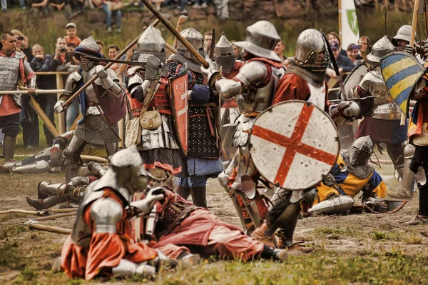 Festival eski ladoga Rusya'nın ilk başkenti. — Stok fotoğraf