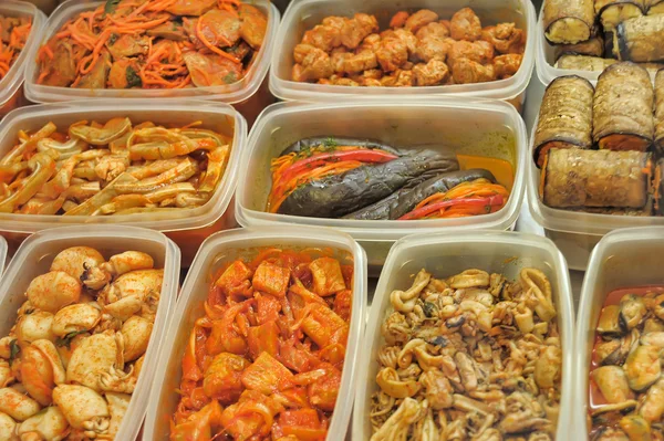 Корейська салати продажу ринку — стокове фото