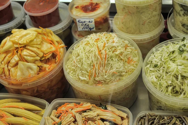 Kore salata satış pazarı — Stok fotoğraf