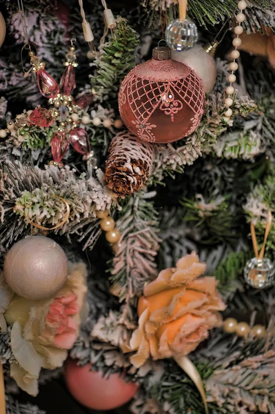 Christmas background in retro style — Stock Photo, Image