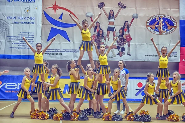 Cheerleading championship akce — Stock fotografie