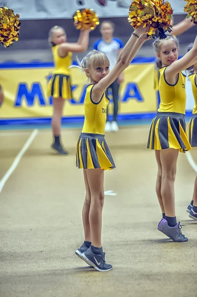 Cheerleading Championship Azione — Foto Stock