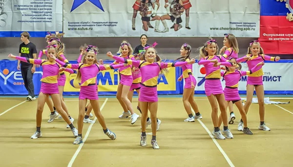 Cheerleading Championship Azione — Foto Stock