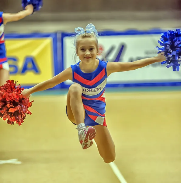 Akcja Mistrzostwa cheerleaderek — Zdjęcie stockowe