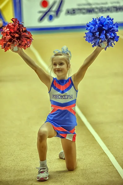 Cheerleading-Meisterschaft — Stockfoto